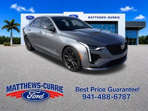 Satin Steel Metallic 2022 Cadillac CT4-V V-Series