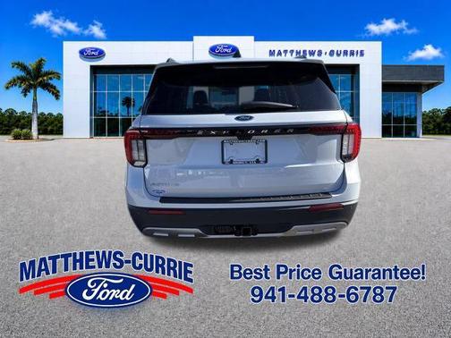 SPACE WHITE METALLIC 2026 Ford Explorer Active