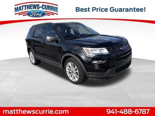 SHADOW BLACK 2018 Ford Explorer XLT