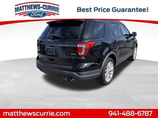 SHADOW BLACK 2018 Ford Explorer XLT