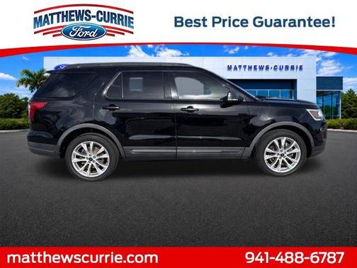 SHADOW BLACK 2018 Ford Explorer XLT