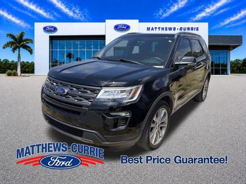 SHADOW BLACK 2018 Ford Explorer XLT