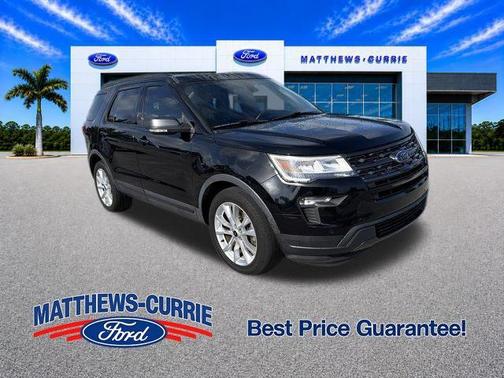 SHADOW BLACK 2018 Ford Explorer XLT