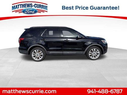 SHADOW BLACK 2018 Ford Explorer XLT