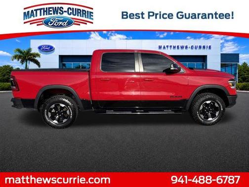 Flame Red Clearcoat 2021 RAM 1500 Rebel