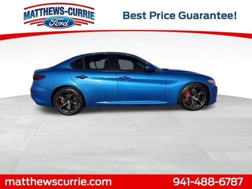 Misano Blue Metallic 2018 Alfa Romeo Giulia Ti Sport