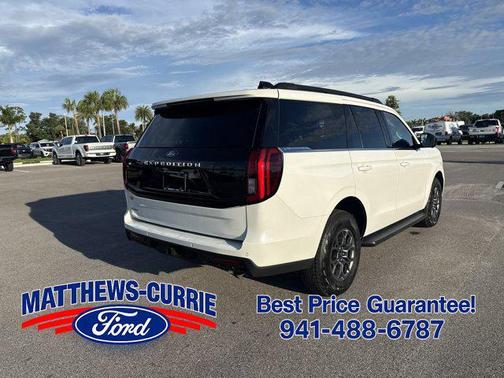 Star White Metallic Tri-Coat 2025 Ford Expedition Active