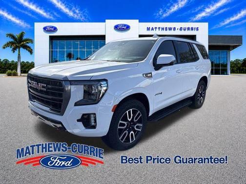 Summit White 2024 GMC Yukon 4WD AT4