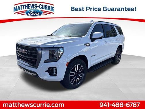 Summit White 2024 GMC Yukon 4WD AT4