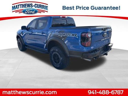 VELOCITY BLUE METALLIC 2024 Ford Ranger Raptor