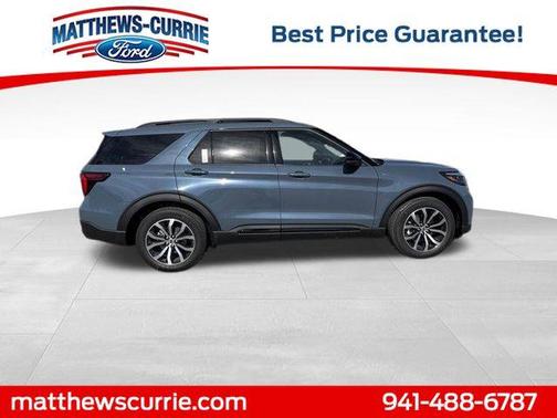 Vapor Blue Metallic 2026 Ford Explorer ST-Line