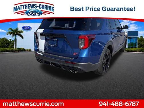 ATLAS BLUE METALLIC 2020 Ford Explorer ST