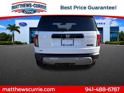 Platinum White Pearl 2026 Honda Passport AWD TrailSport Elite
