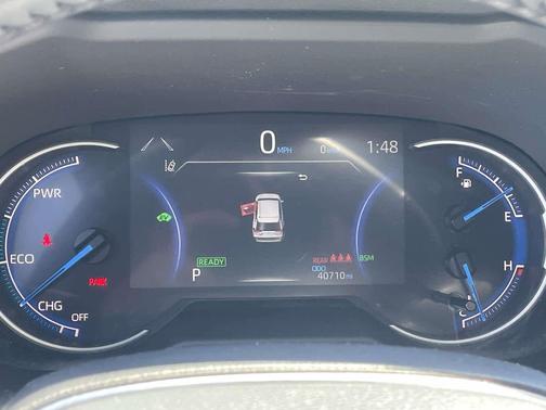 Silver Sky Metallic/Midnight Black Metallic 2024 Toyota RAV4 Hybrid SE