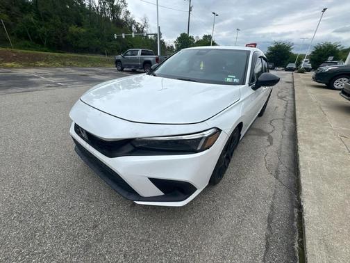 Platinum White Pearl 2023 Honda Civic Sport