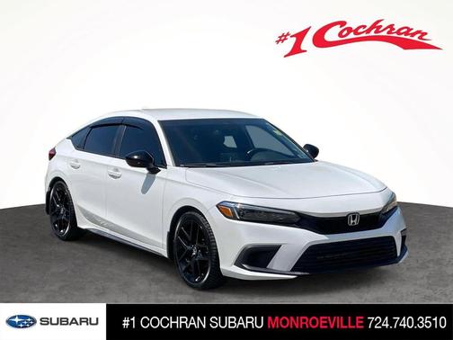 Platinum White Pearl 2023 Honda Civic Sport