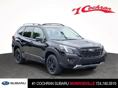 Crystal Black Silica 2023 Subaru Forester Wilderness