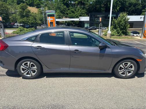 Lunar Silver Metallic 2017 Honda Civic LX