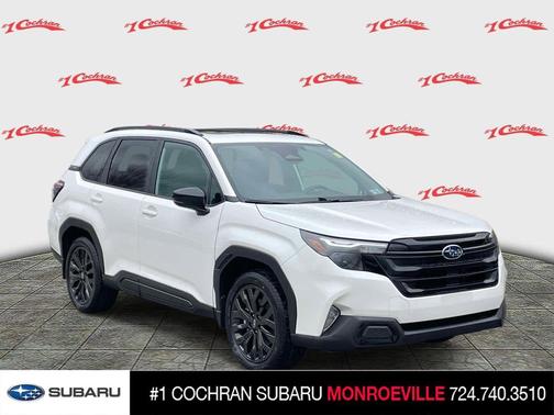 Crystal White Pearl 2026 Subaru Forester Sport