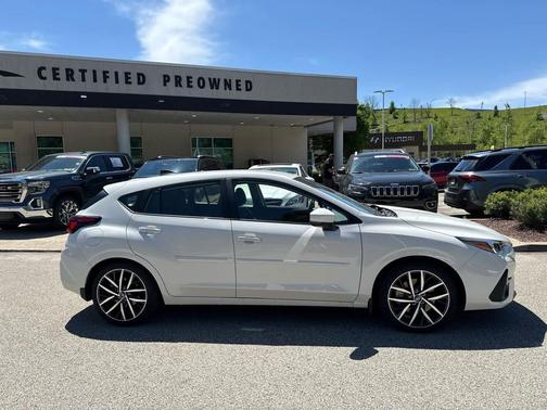 Crystal White Pearl 2025 Subaru Impreza Sport