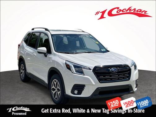 Crystal White Pearl 2024 Subaru Forester Premium