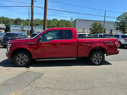 Red 2017 Ford F-150 XLT