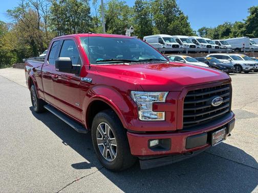Red 2017 Ford F-150 XLT