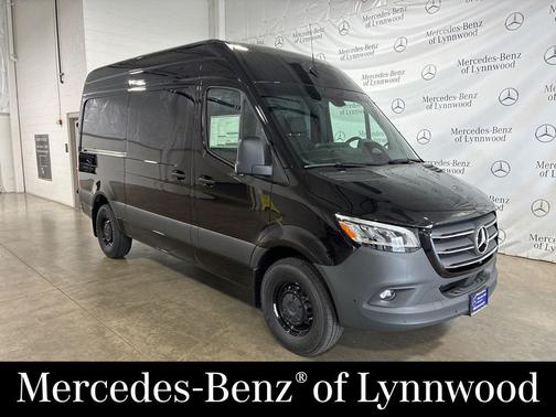 Obsidian Black Metallic 2026 Mercedes-Benz Sprinter 2500 Cargo 144 WB
