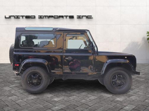 Black 1997 Land Rover Defender 90 Hard Top
