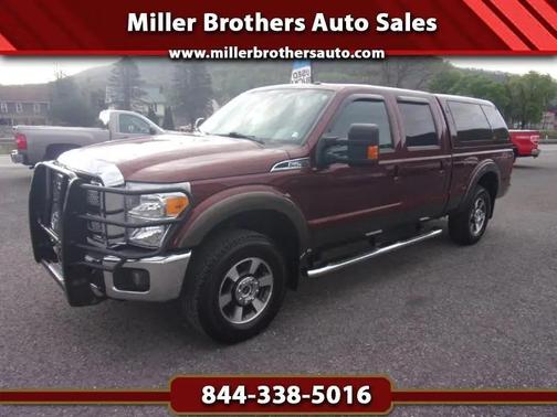 Burgundy 2016 Ford F-250 4WD Crew Cab 156'' Lariat