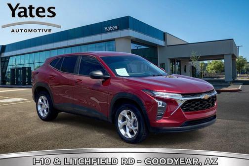Crimson Metallic 2024 Chevrolet Trax LS