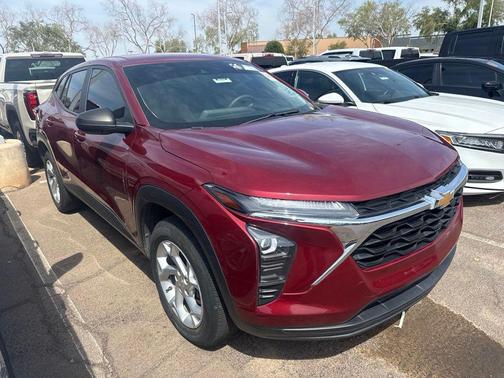 Crimson Metallic 2024 Chevrolet Trax LS