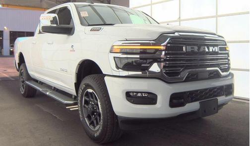 Bright White Clearcoat 2026 RAM 2500 Laramie Crew Cab 4x4 6'4' Box