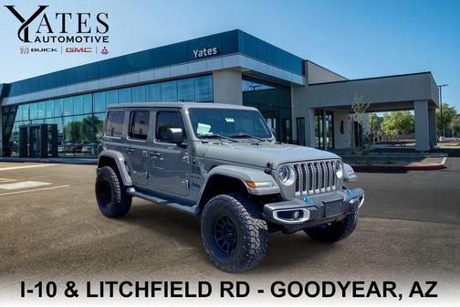 Sting-Gray Clearcoat 2023 Jeep Wrangler 4xe Sahara