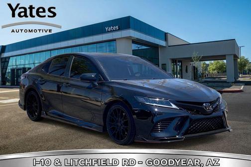 Midnight Black Metallic 2023 Toyota Camry TRD