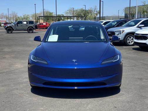 Deep Blue Metallic 2025 Tesla Model 3 Long Range