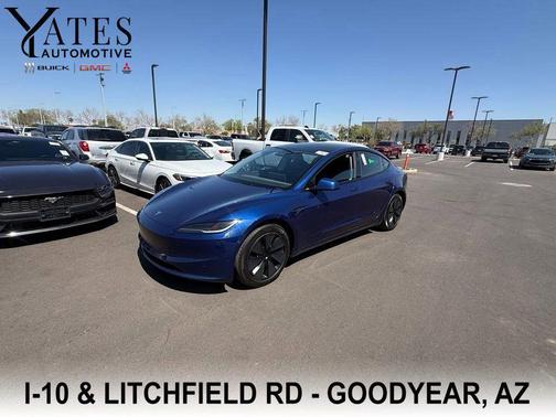 Deep Blue Metallic 2025 Tesla Model 3 Long Range