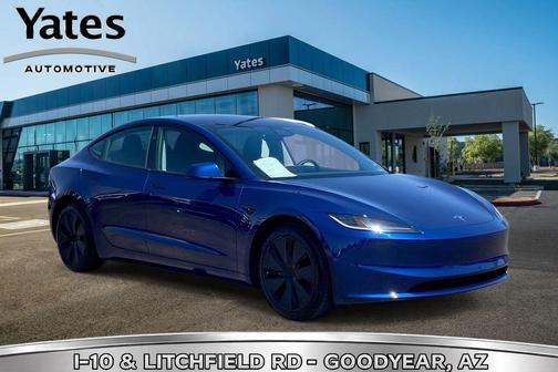 Deep Blue Metallic 2025 Tesla Model 3 Long Range