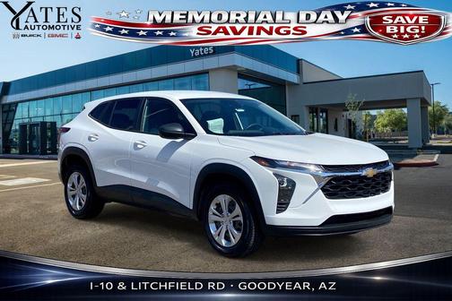 Summit White 2024 Chevrolet Trax LS