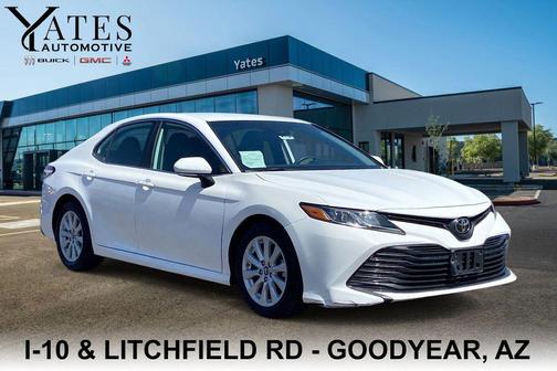 Super White 2019 Toyota Camry LE