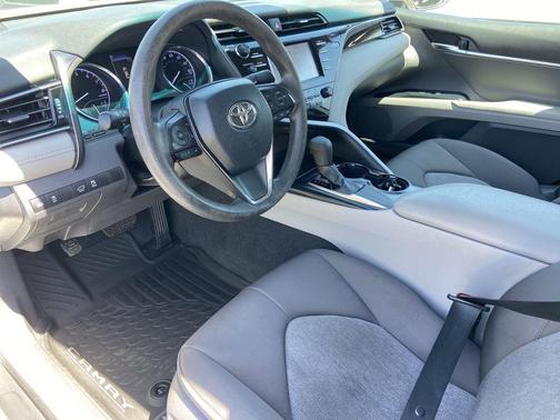 Super White 2019 Toyota Camry LE