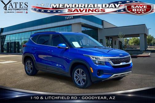 Neptune Blue 2021 Kia Seltos S