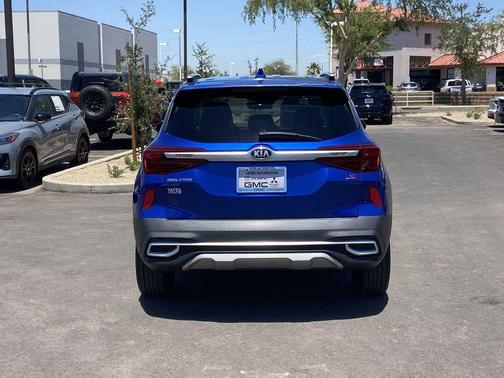 Neptune Blue 2021 Kia Seltos S
