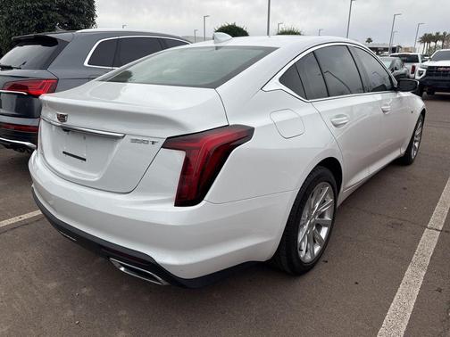 Summit White 2021 Cadillac CT5 Luxury RWD