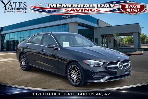 Black 2025 Mercedes-Benz C-Class C 300