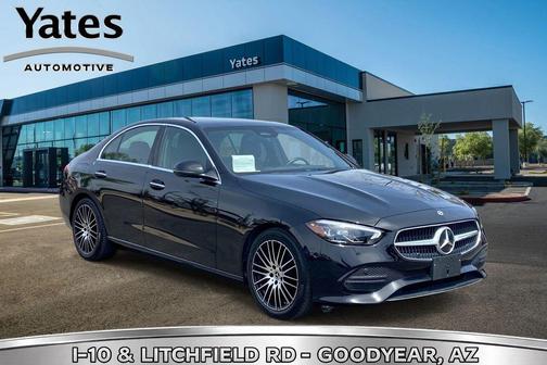 Black 2025 Mercedes-Benz C-Class C 300