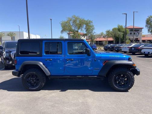 Hydro Blue Pearlcoat 2023 Jeep Wrangler 4xe Willys