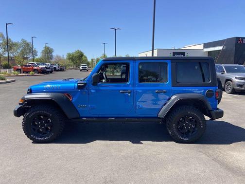 Hydro Blue Pearlcoat 2023 Jeep Wrangler 4xe Willys