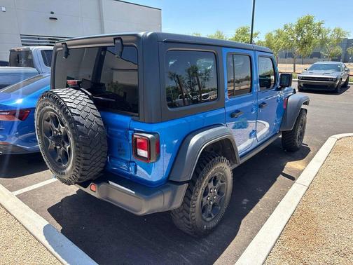 Hydro Blue Pearlcoat 2023 Jeep Wrangler 4xe Willys