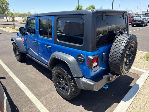 Hydro Blue Pearlcoat 2023 Jeep Wrangler 4xe Willys